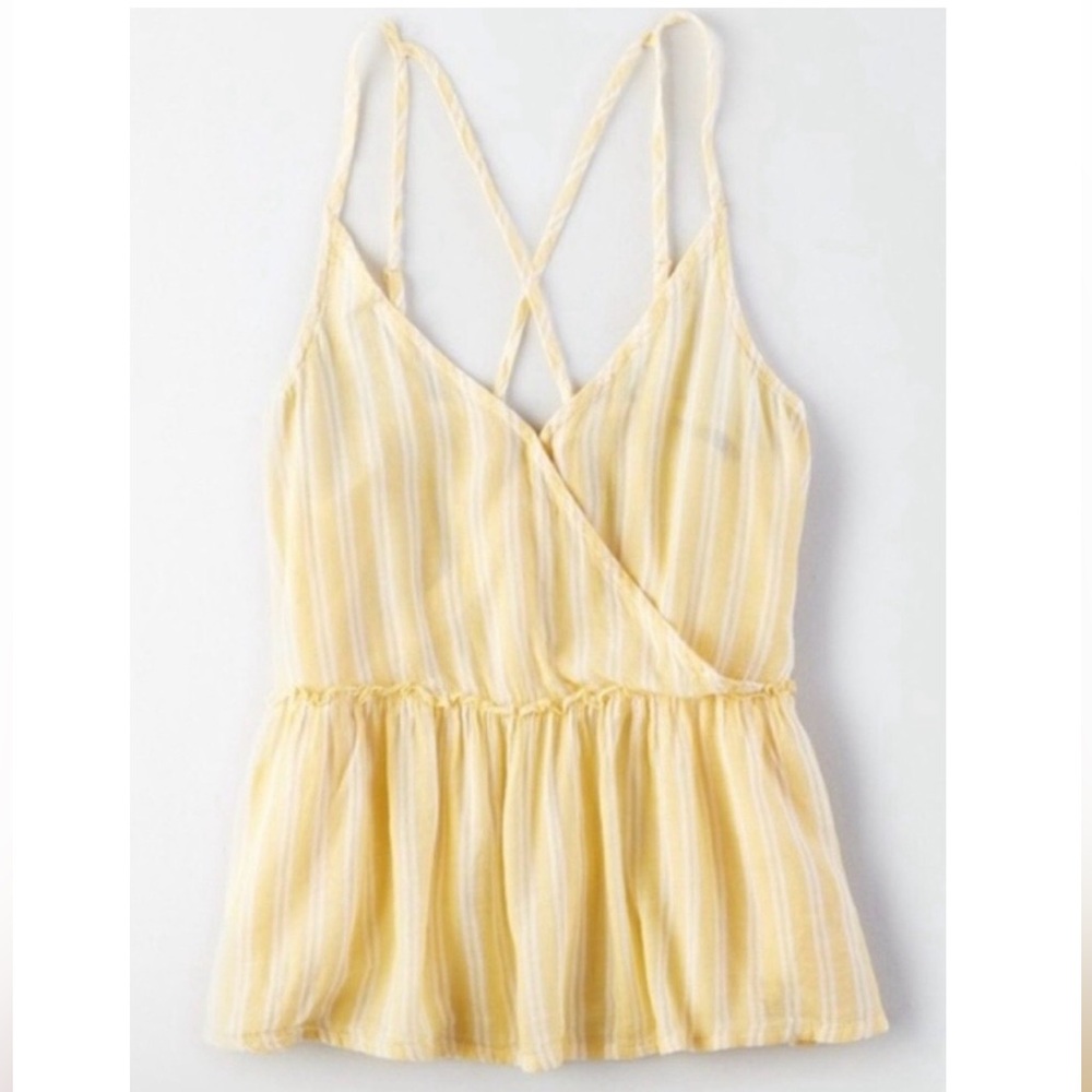 AE - Stripe Peplum Cami
